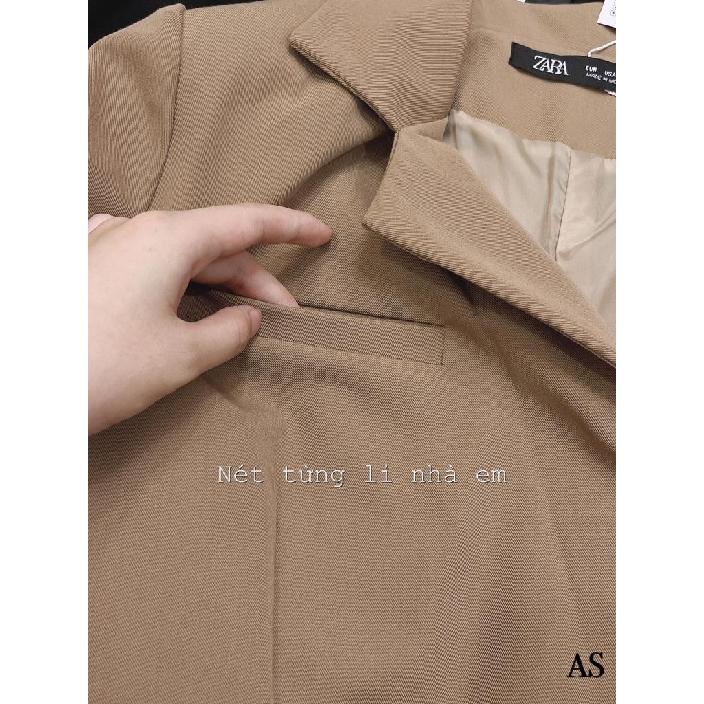 ÁO VEST HAI LỚP ĐEN BE CÚC SỪNG