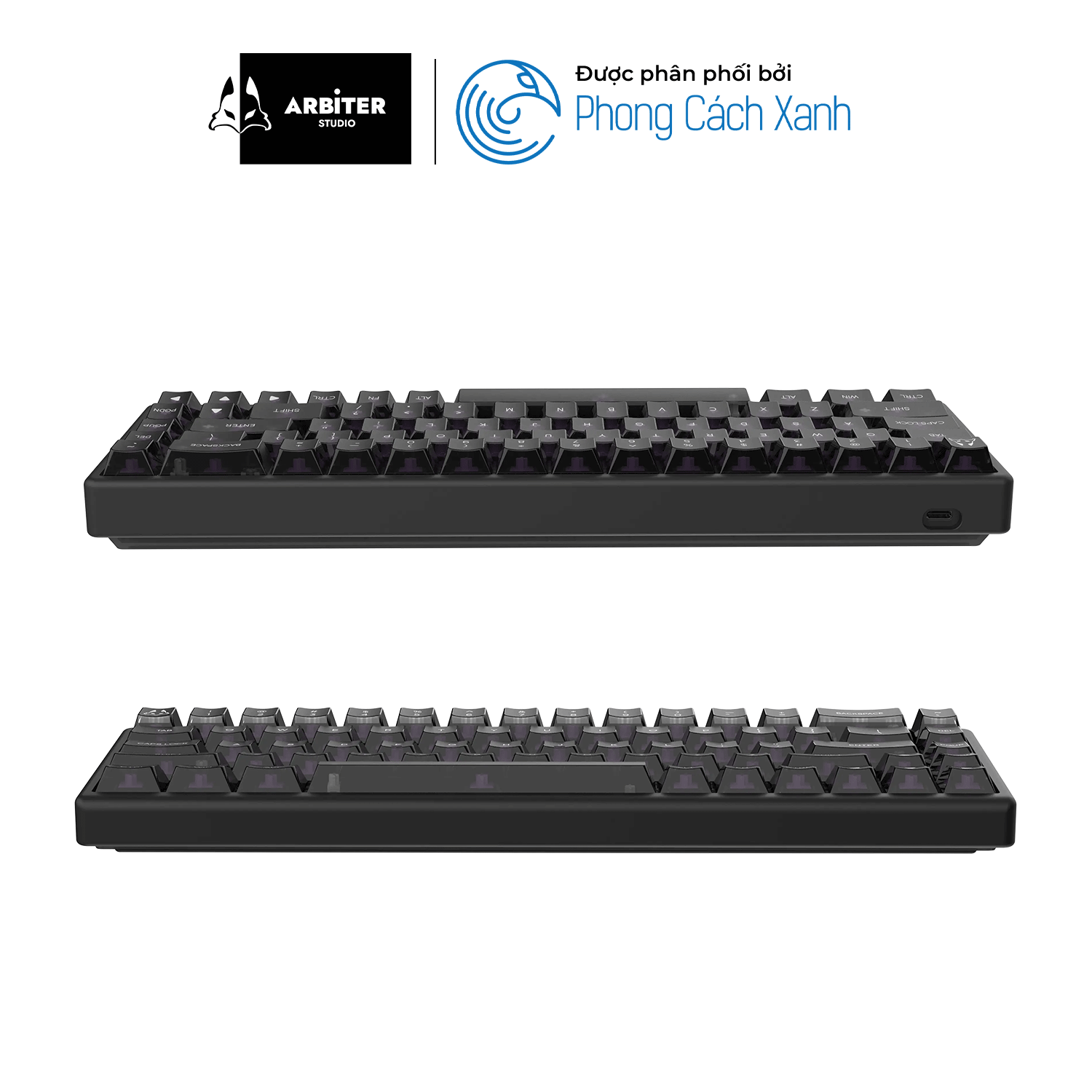 Bàn phím từ HE Arbiter Studio Polar 65 Phantom - Hàng Chính Hãng
