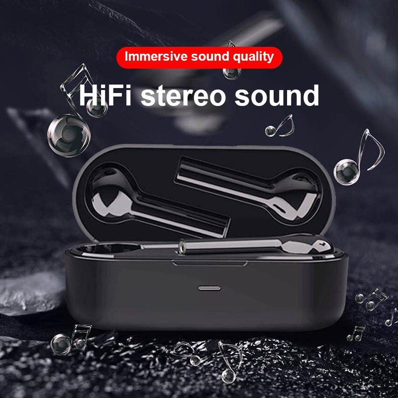Mới Freebud JS18 TWS Tai Nghe Không Dây Bluetooth V5.0 Tai Nghe Hi-Fi Âm Nhạc Stereo Tai Nghe Nhét Tai Có Mic Cho Huawei Xiaomi