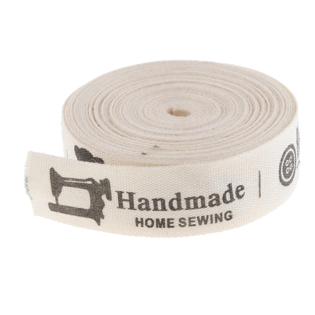 5yd x 15mm Handmade Cotton Fabric Ribbon Gift Wrapping Craft Decoration