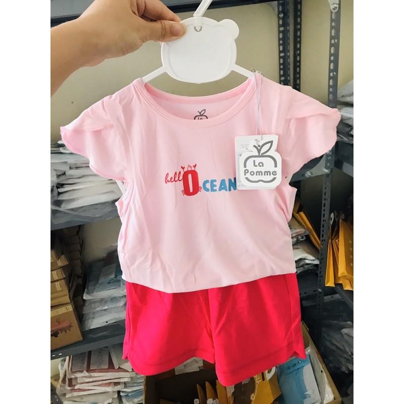 Bộ cộc tay bé gái