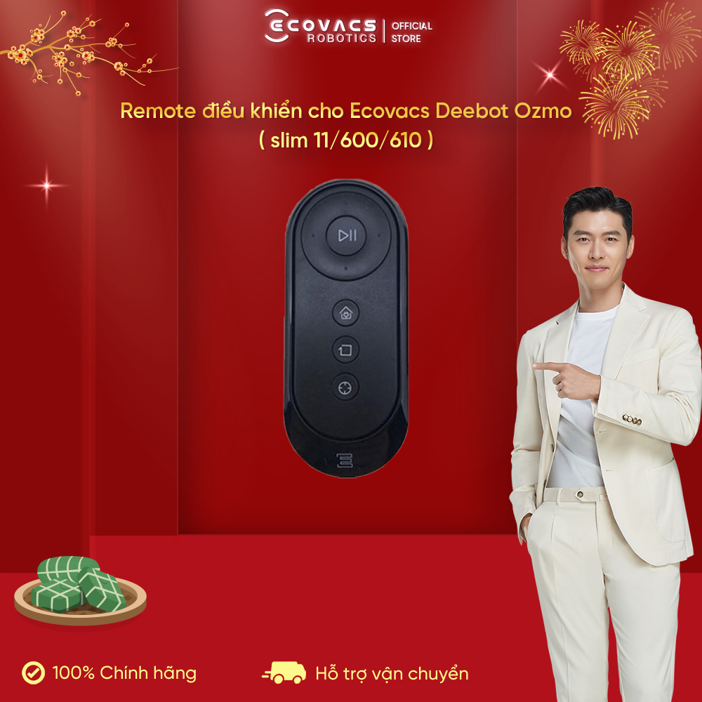 Remote điều khiển robot hút bụi Ecovacs OZMO - Hàng Chính Hãng