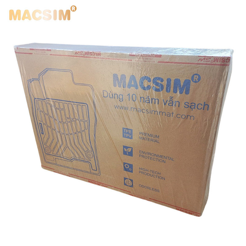 Hàng loại 2 - Thảm lót cốp Vinfast VF5 (sd) nhãn hiệu Macsim chất liệu TPE màu đen