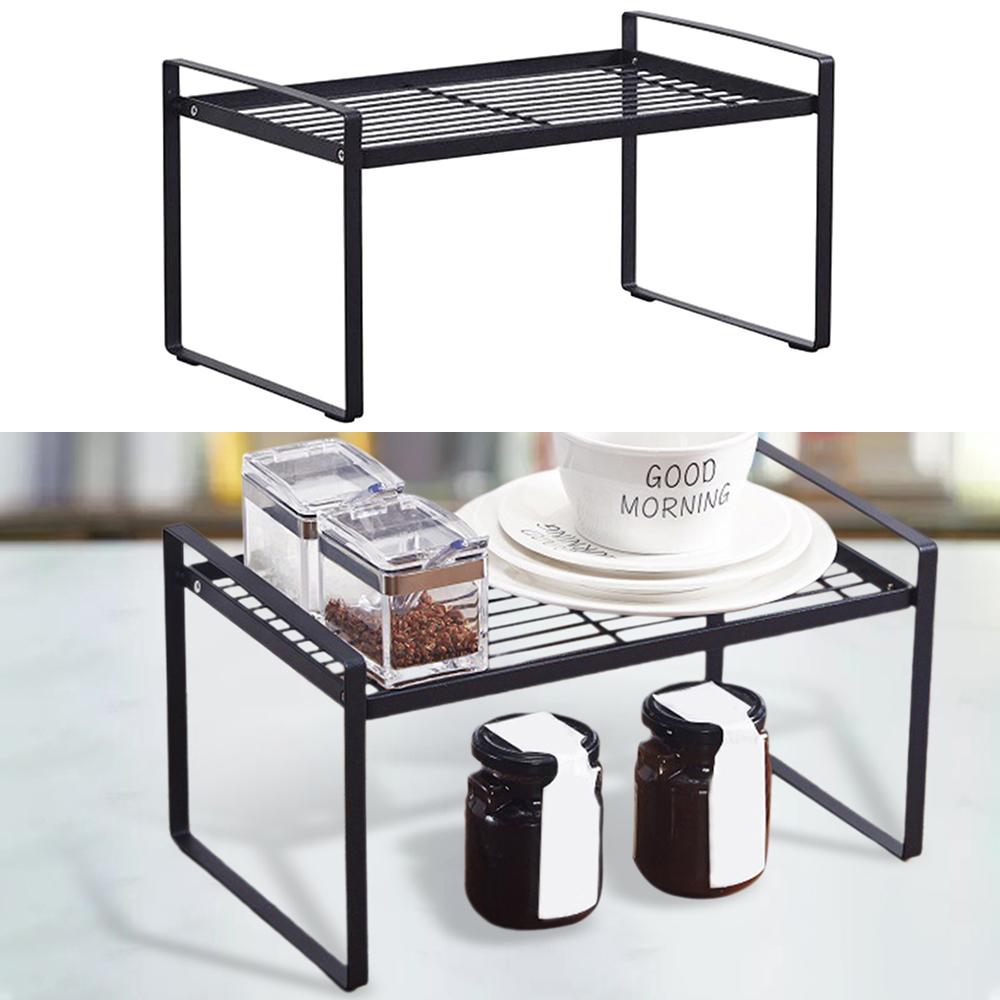 Iron Kitchen Storage Rack Organizer Spice Rack Organizer Sink Dish Drying Rack Storage Shelf Rack