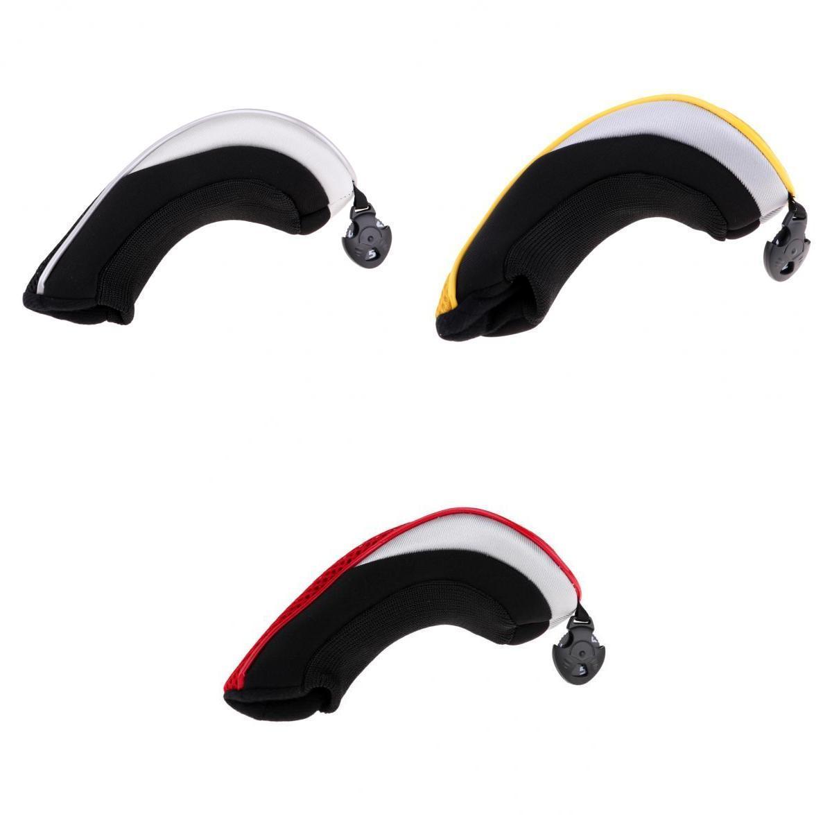 3x Golf Hybrid UT Club Head Cover Headcover with Number Tag