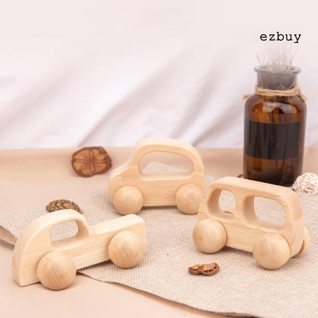 Mô Hình Xe Đồ Chơi Hoạt Hình Bằng Gỗ Cho Bé
