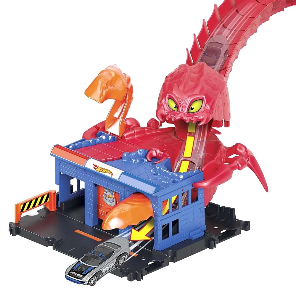 Đồ Chơi Mô Hinh Bò Cạp Độc Dược Hot Wheels City Scorpion Flex Attack - Hot Wheels HDR32/HDR29