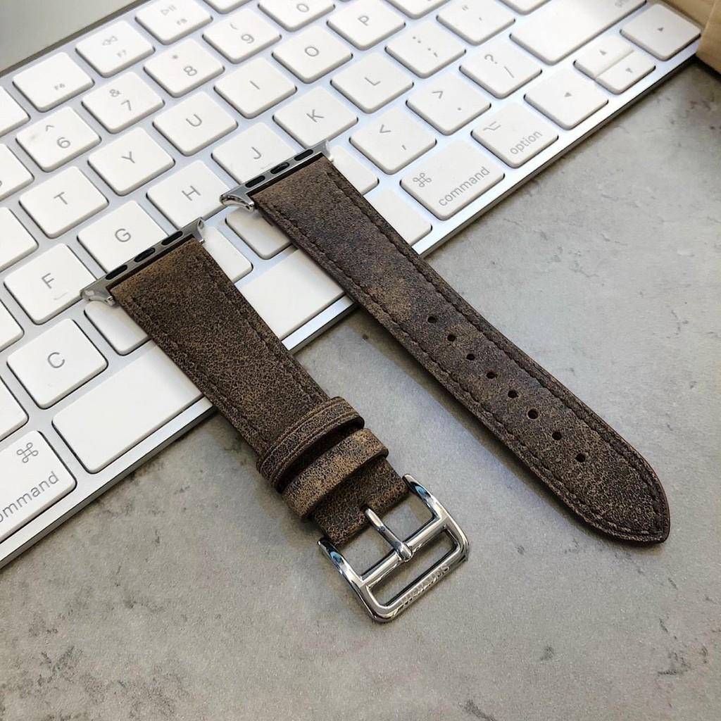 Bộ sưu tập dây da màu nâu cực đẹp dành cho apple watch