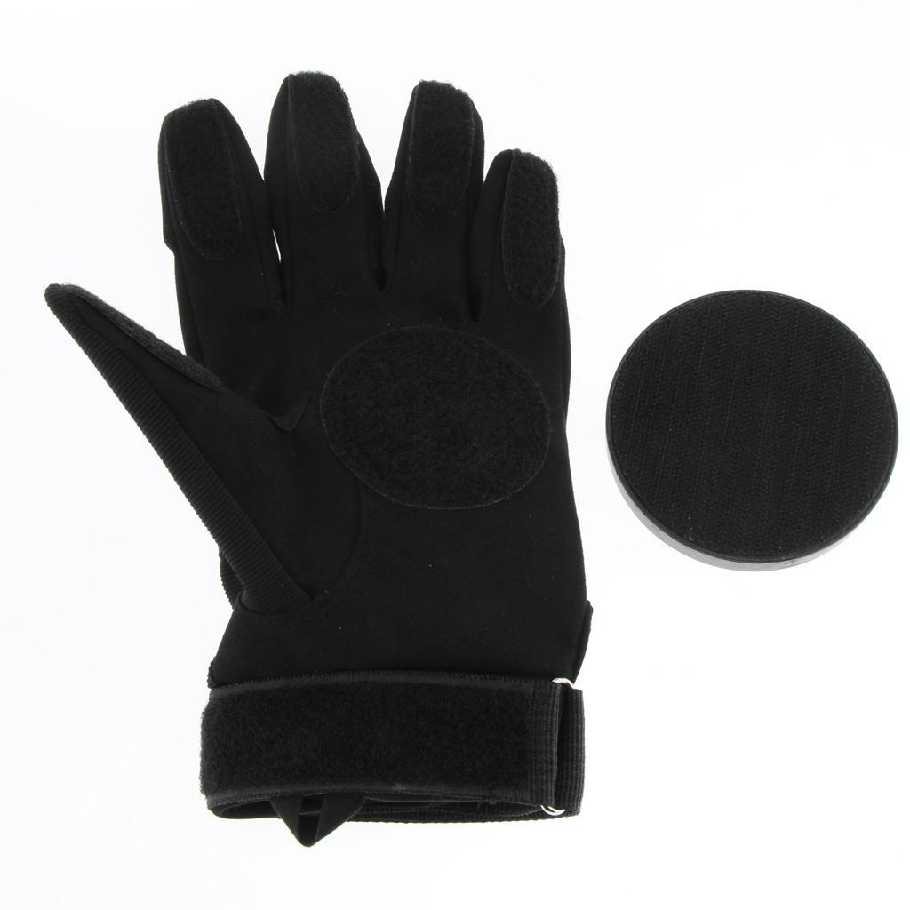 Protective Slide Gloves for Skateboard & Longboard, Can Come Out Flames