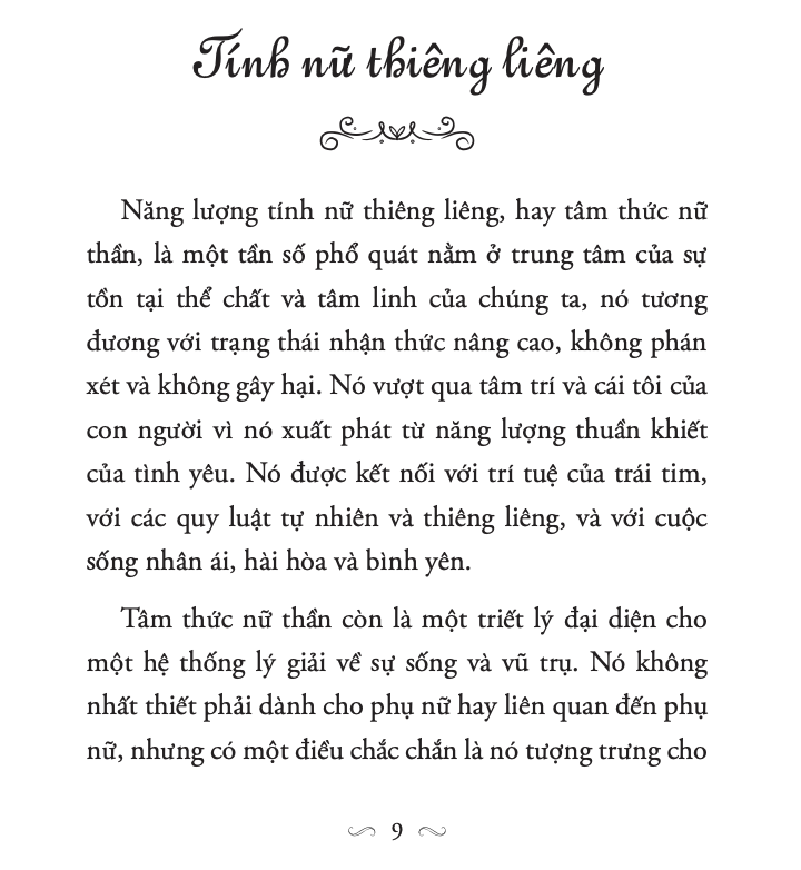 Tính Nữ Thiêng Liêng