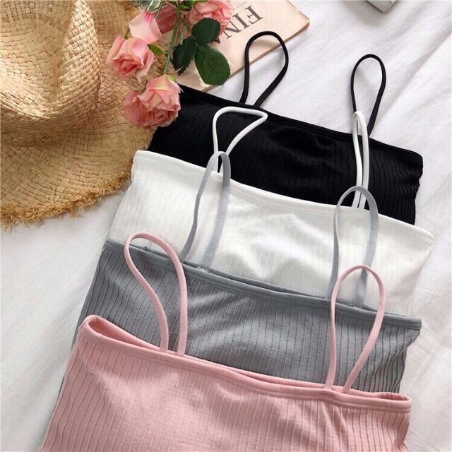 Áo ngực bra quây ngang dạng gân tăm có dây mảnh cực kỳ hot hit BR16