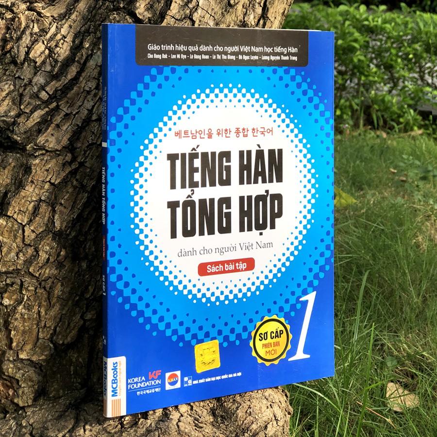 Sách - Tiếng Hàn Tổng Hợp Dành Cho Người Việt Nam - Sơ Cấp 1 Phiên Bản Mới (Sách Bài Tập)