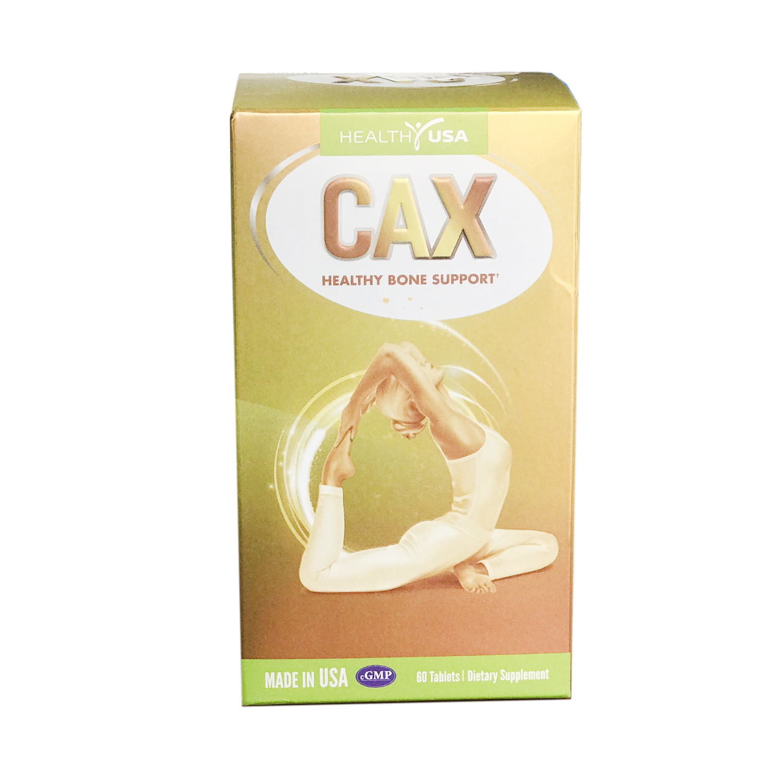 Viên uống CAX HEALTHYUSA Bổ sung Calci, Vitamin D, Giúp giảm nguy cơ loãng xương do thiếu Calci