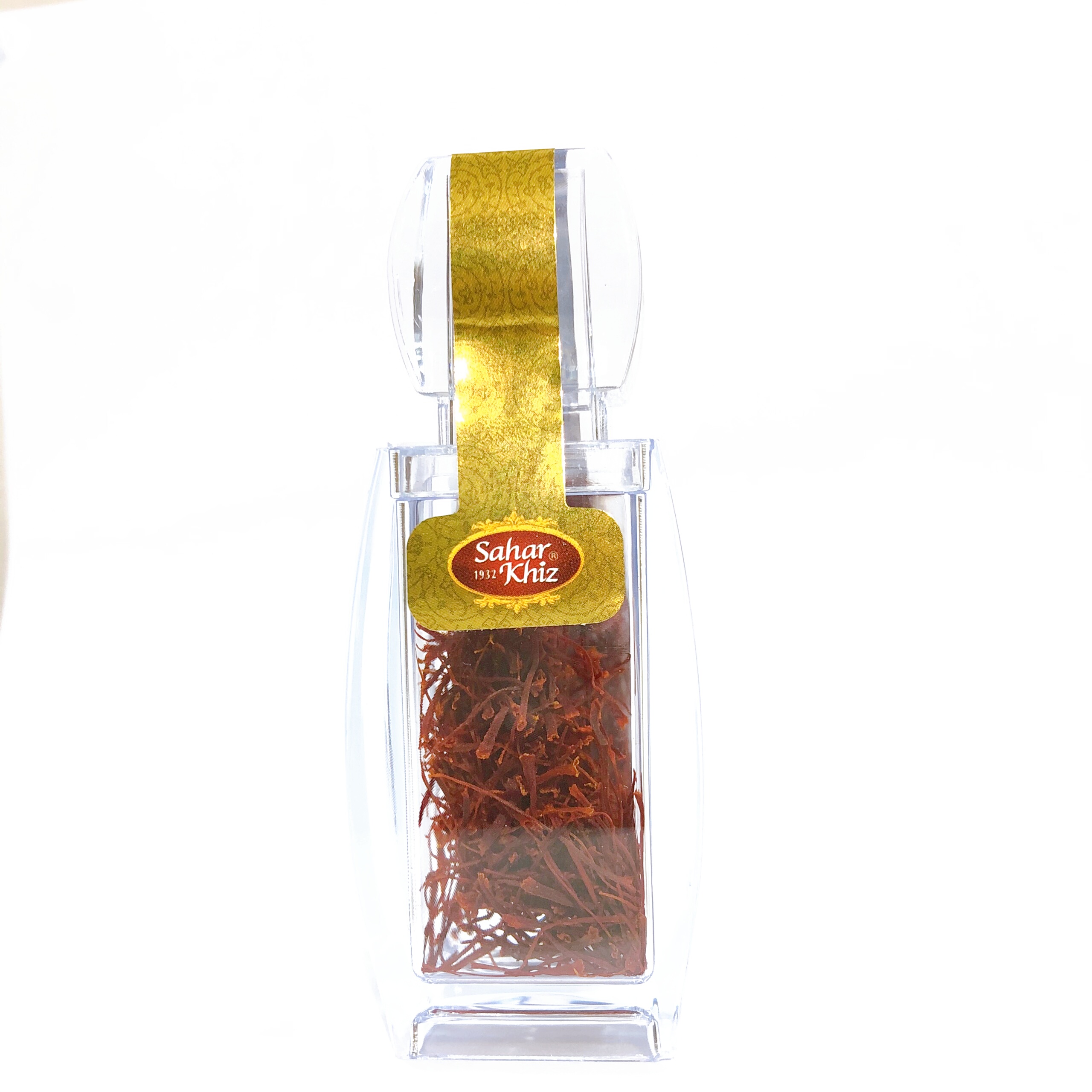 Nhụy hoa nghệ tây Saffron Saharkhiz chính hãng Dòng Super Negin 1gram-Nhập khẩu từ Iran, tặng kèm bình nước thủy tinh cao cấp