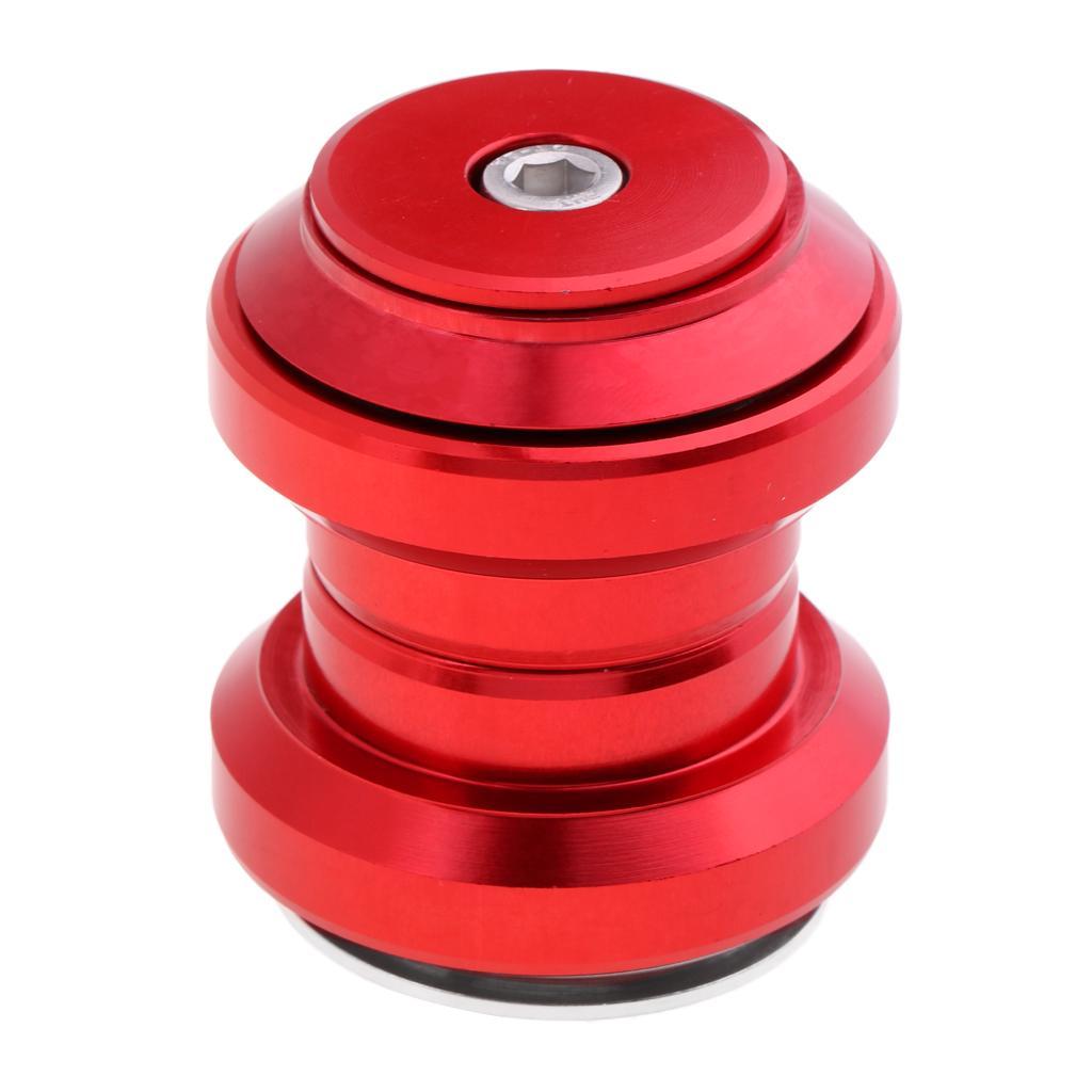 2 Lot 34mm 1-1/8inch Bike Headset Cycling Aluminum Road Bike Black+Red