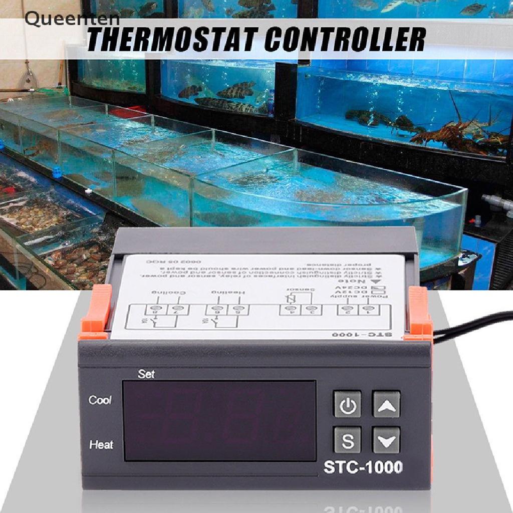 Queenten NEW 12V/24V/110V/220V STC-1000 Digital Temperature Controller Thermostat w/NTC QT