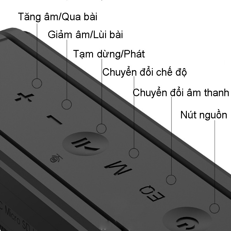 Loa Nghe Nhạc Công Suất Lớn 40W-X6 Hỗ Trợ TWS Âm Bass Trầm Công Nghệ Chống Thấm Nước IPX7 - Hàng Chính Hãng