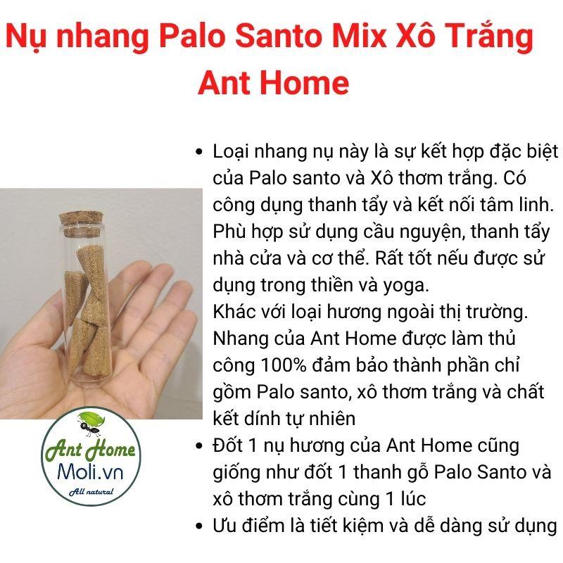 Nụ nhang Palo santo Mix Xô Trắng thanh tẩy nhà cửa