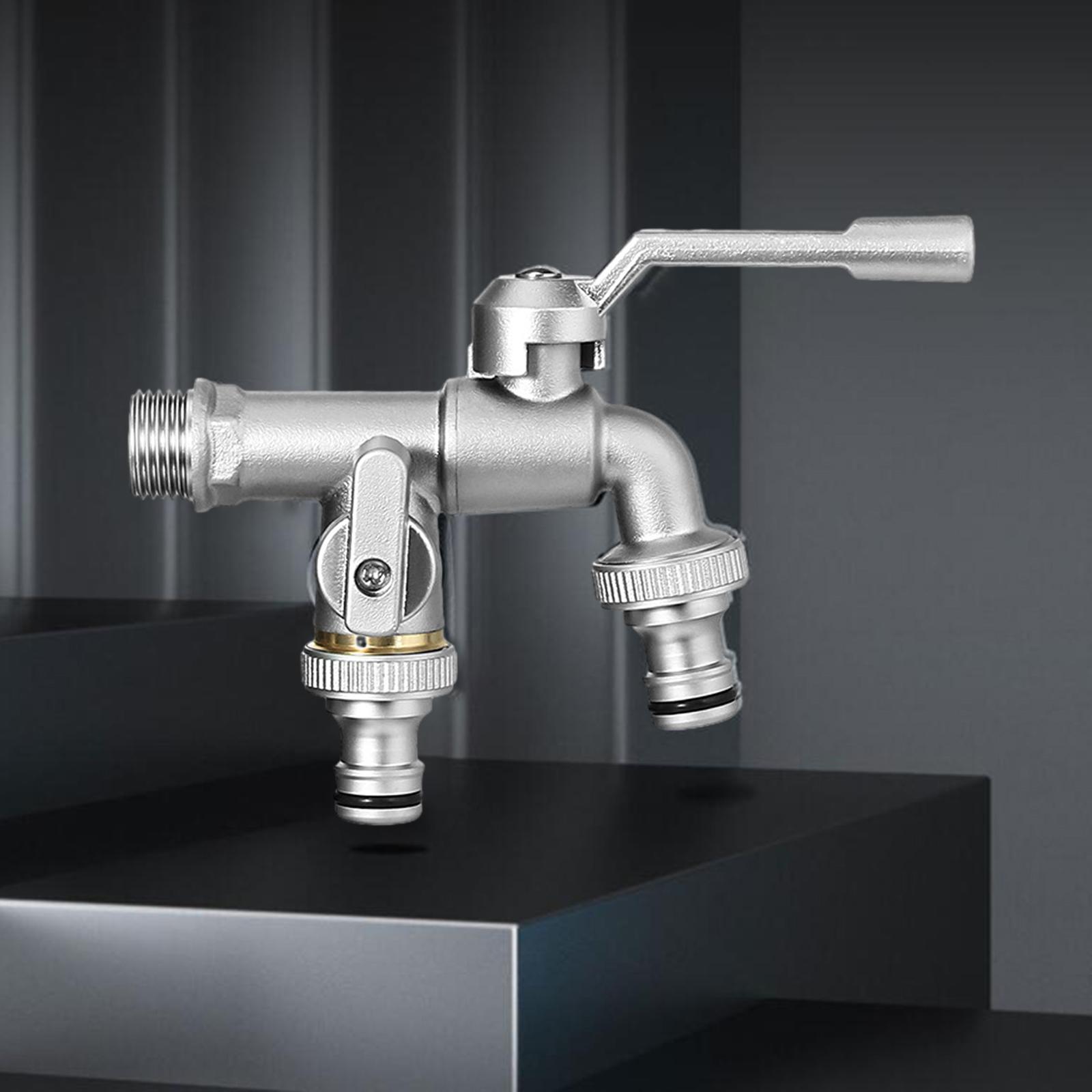 Outdoor Garden Faucet Anti Frost Irrigation Hose Bibb for Lawn Watering Home