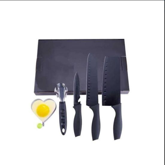 Bộ dao nhà bếp 5 món đen cao cấp