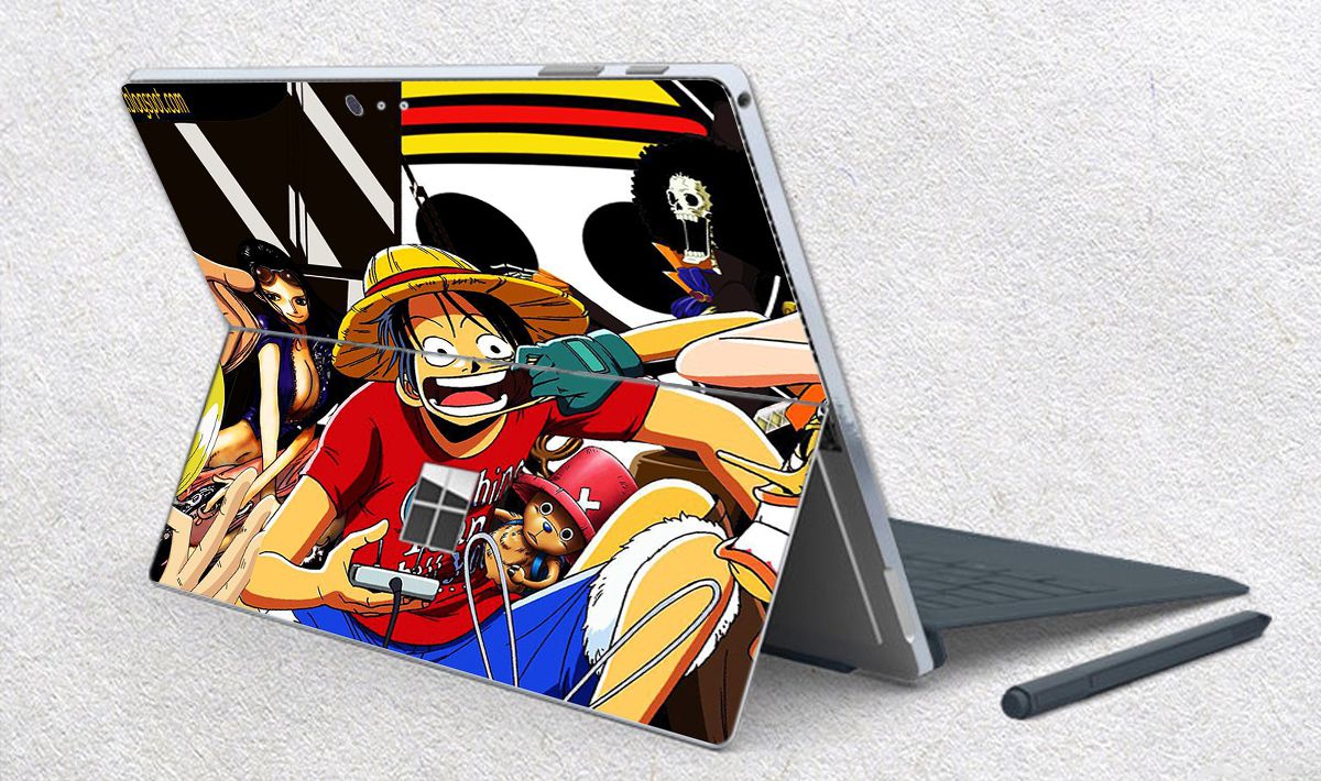 Skin dán hình One Piece x16 cho Surface Go, Pro 2, Pro 3, Pro 4, Pro 5, Pro 6, Pro 7, Pro X