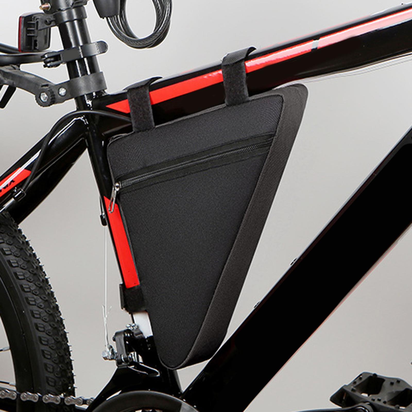 Bike Frame Bag Riding Bag Lightweight Durable Bike Bag Porable Bike Bag Triangle Cycling Bag for Mountain Bikes Cycling Accessories