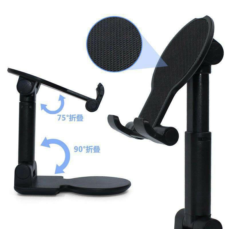 Giá Đỡ Điện Thoại, Máy Tính Bảng Model F8 Đế Tròn Có Thể Xếp Gọn Phù Hợp Cho Thiết Bị Có Kích Thước Từ 3.5 Đến 11 Inch.