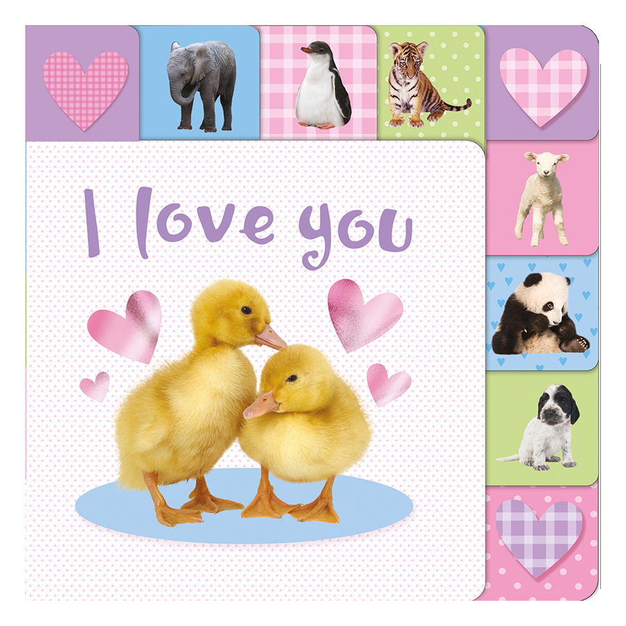 I Love You - Lift-the-Tab Books (Board book)