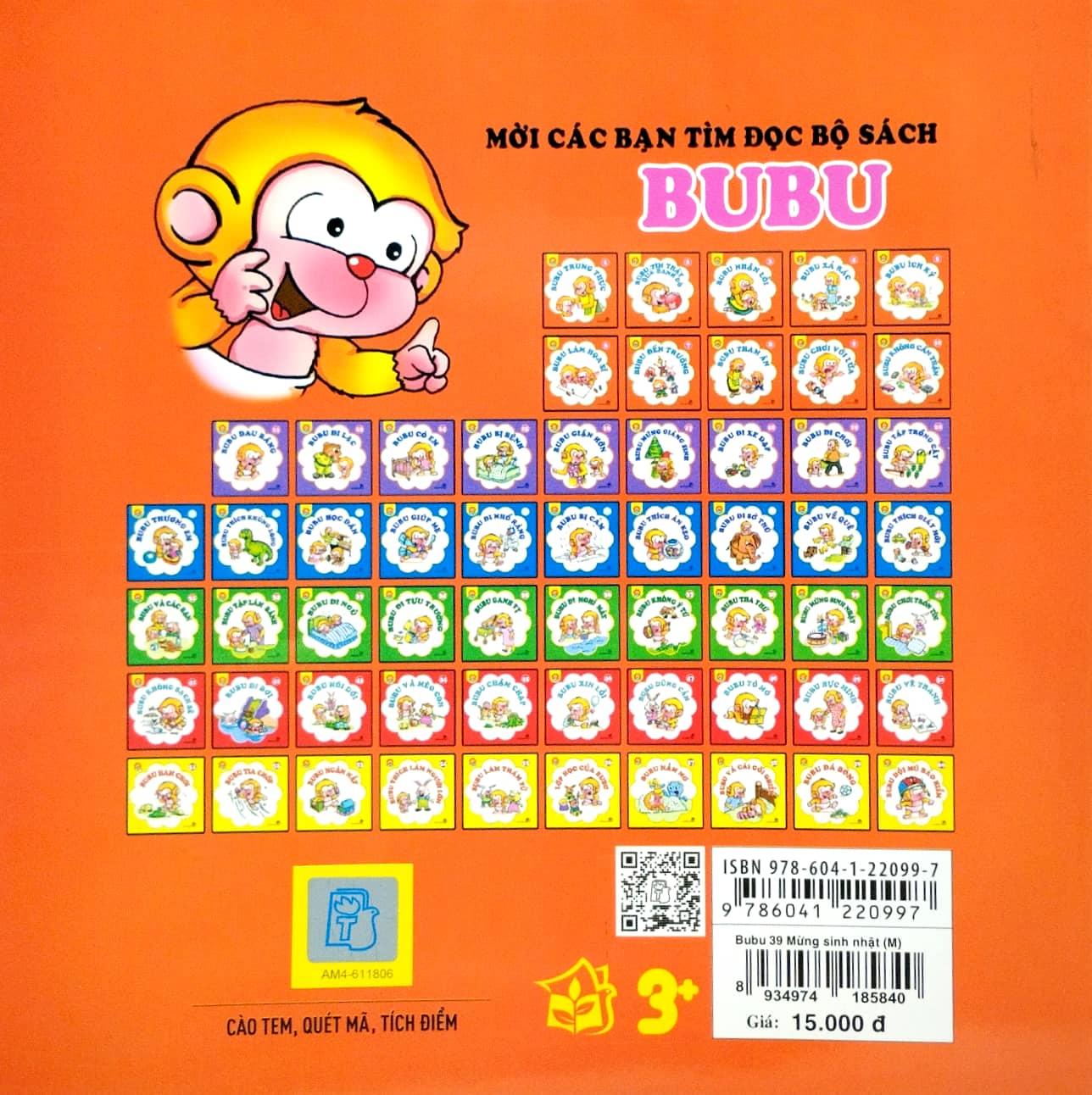 Bé Học Lễ Giáo - Bubu Tập 39: Mừng Sinh Nhật (Tái Bản 2023)