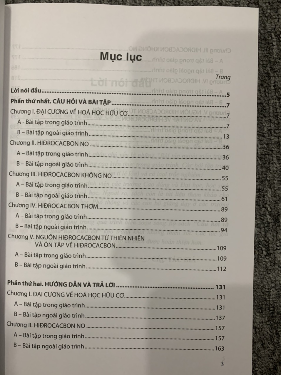 Sách - Câu hỏi và bài tập Hoá học Hữu cơ Tập 1