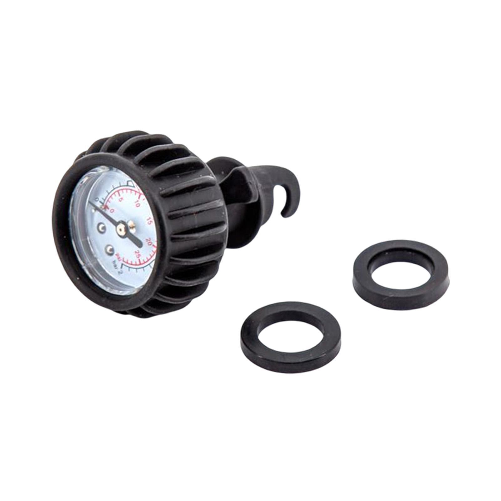 Inflatable Boat Air Pressure Gauge, Kayak , Black Connector for Dinghy Inflatable Boat