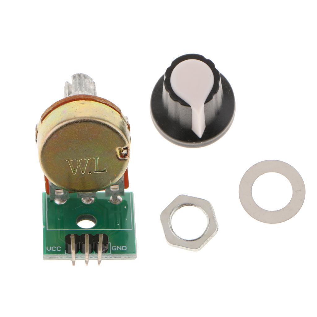 Phép Màu Sáng 10K Keyes Chiết Áp Mô Đun Điều Khiển 6 Mm Arduino Raspberry Pi Từ Thông