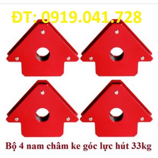 Bộ 4 ke góc nam châm lực hút 33Kg cho thợ hàn