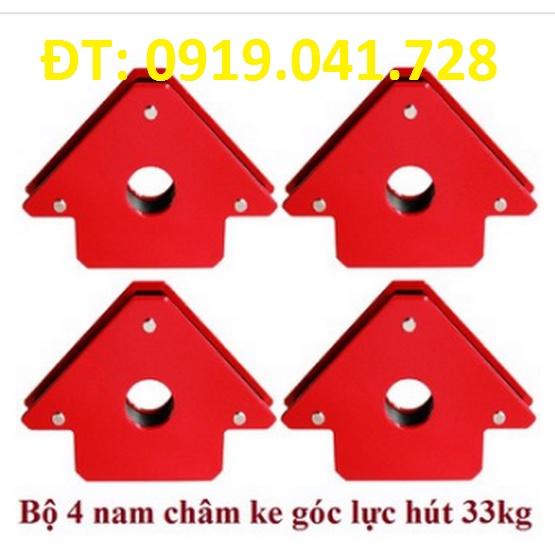 Bộ 4 ke góc nam châm lực hút 33Kg cho thợ hàn