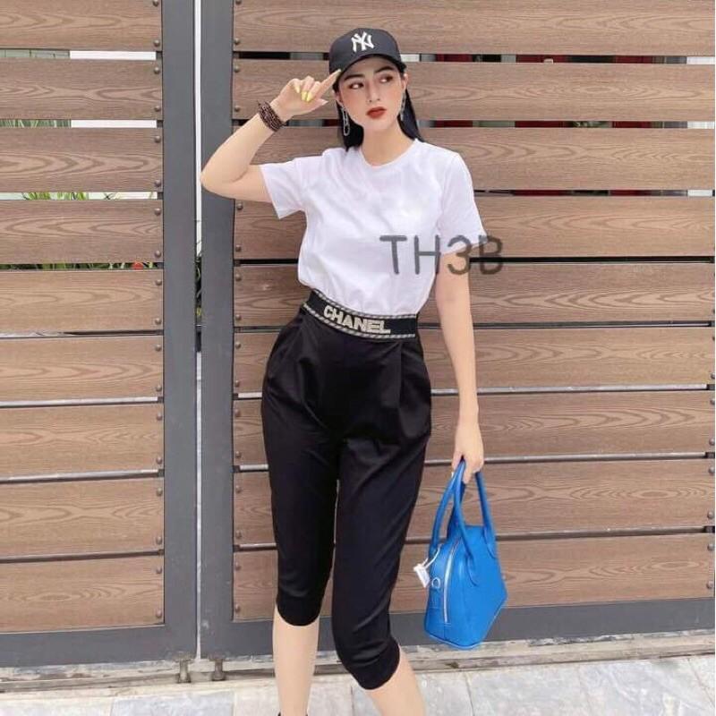 Quần Bom Umi Lỡ Dáng Baggy Cạp Chữ- Hàng Đẹp Siêu Rẻ