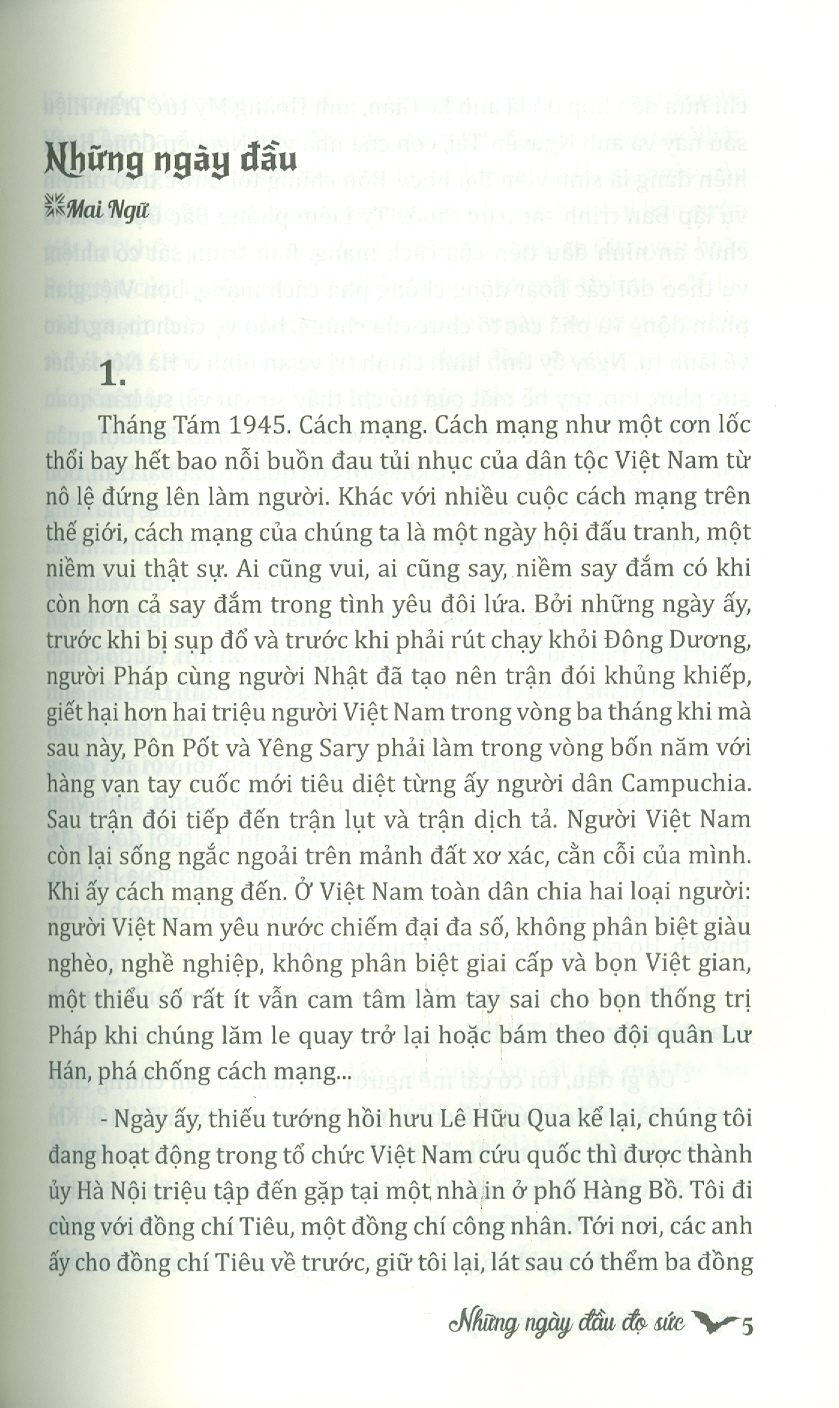 Những Ngày Đầu Đọ Sức - Tập Truyện