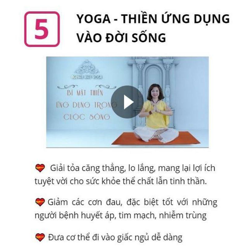  Trọn bộ 6 khóa học YOGA ONLINE NGUYỄN HIẾU tại nhà - DA ĐẸP DÁNG XINH - Tặng khóa EATING CLEAN