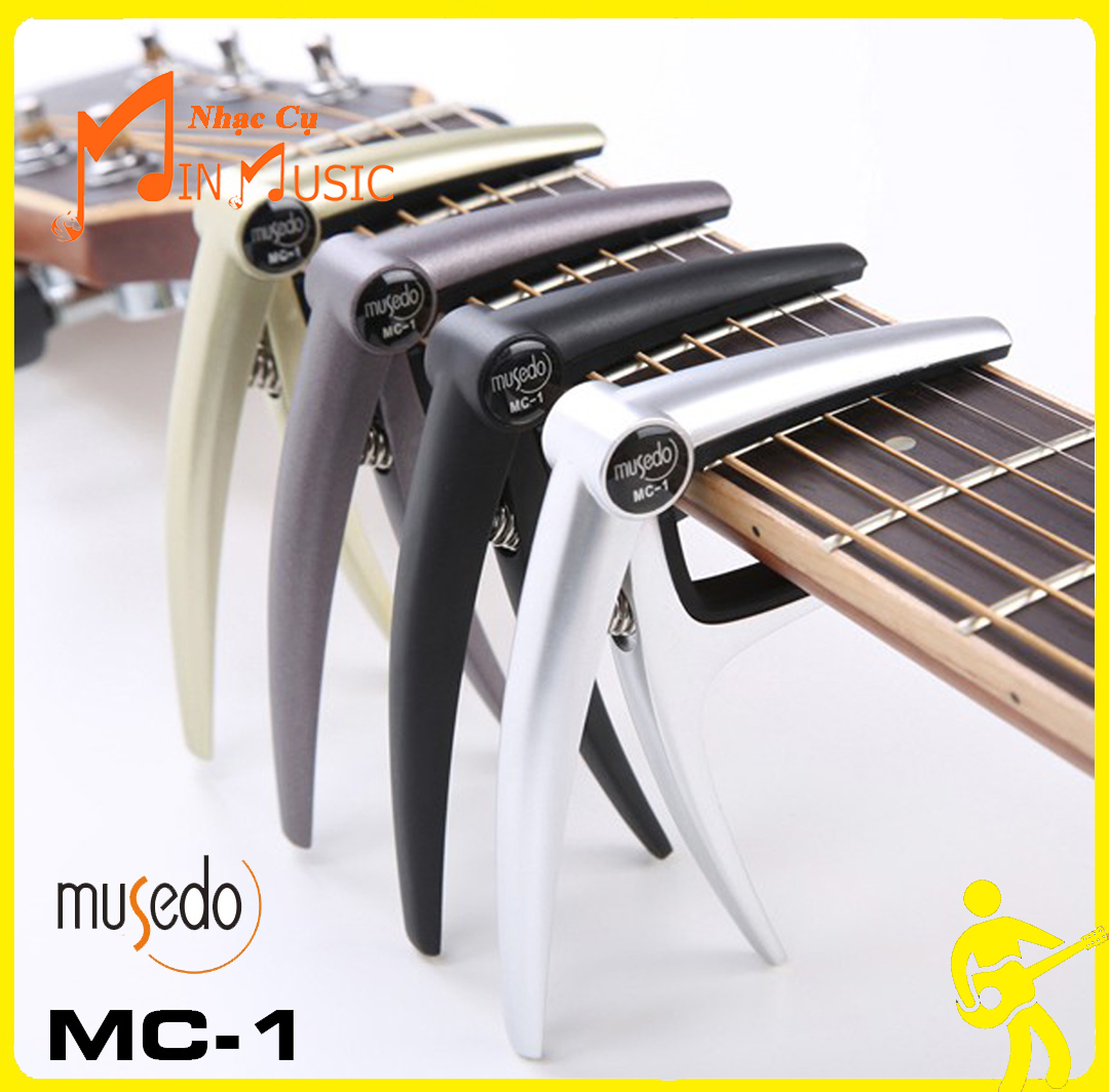 Capo Đàn Guitar Acoustic Musedo MC-1 - Gray