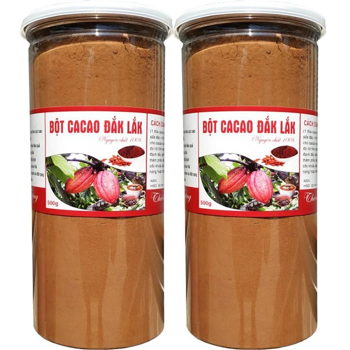 1KG BỘT CACAO DAKLAK NGUYÊN CHẤT TỐT CHO SỨC KHỎE