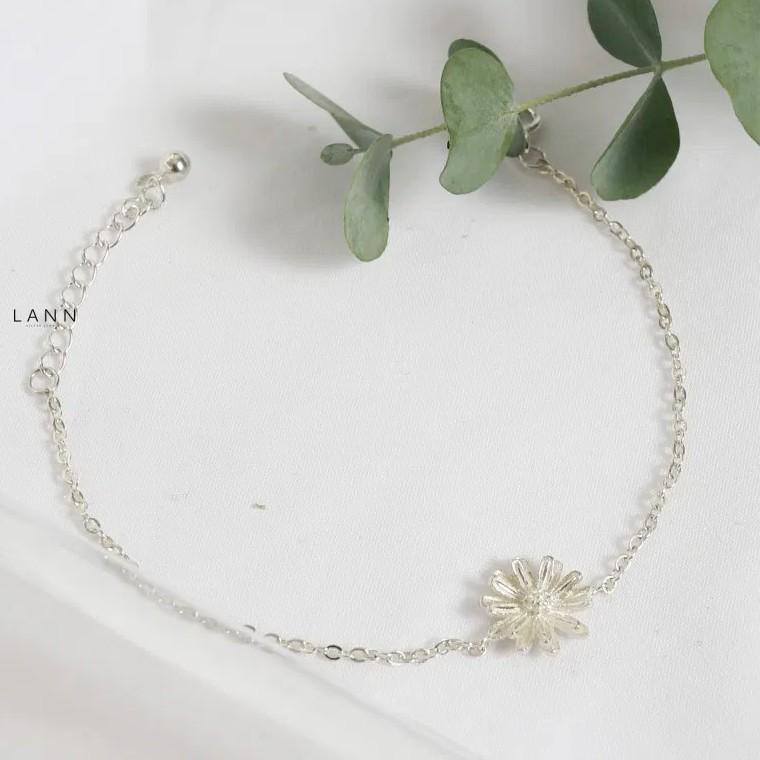 Lắc tay hoa cúc S925 LANN