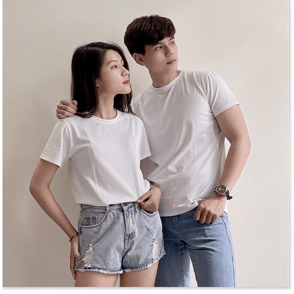 Áo thun cổ tron hottrend NAM NỮ NGẮN TAY CỰC ĐẸP CHO CÁC BẠN TRẺ MẪU MỚI NHẤT HIỆN NAY