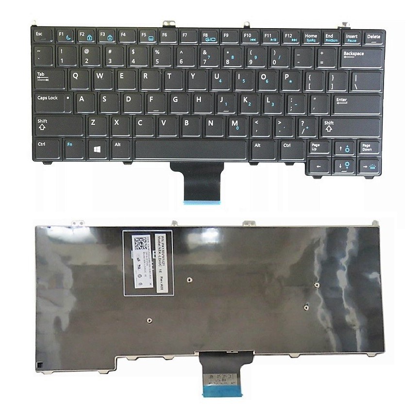 Bàn phím thay thế cho laptop DELL Latitude 14 7000 E7440,Latitude 12 7000 E7240