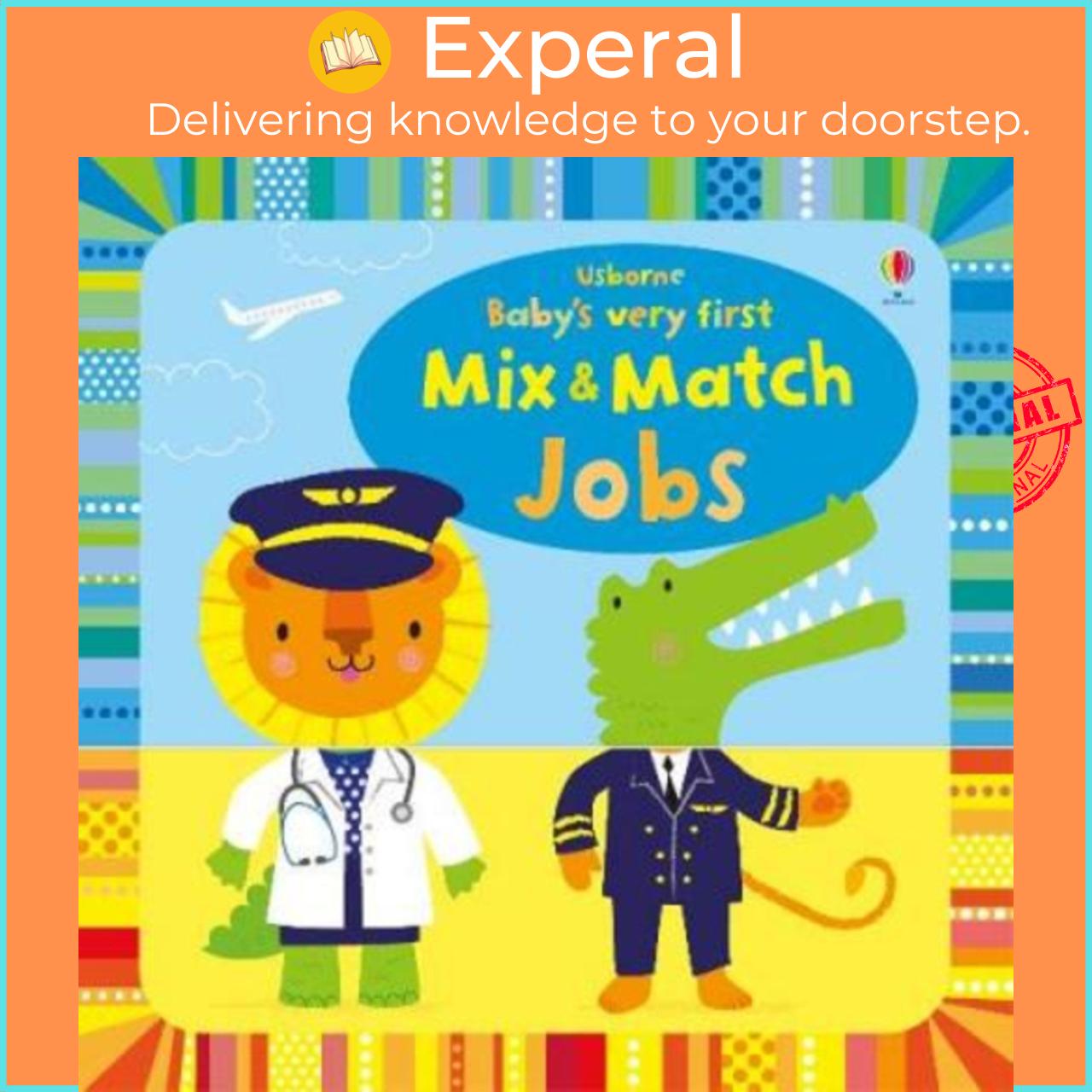 Sách - Baby's Very First Mix and Match Jobs by Fiona Watt Stella Baggott