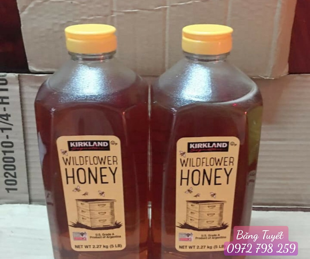 Mật Ong Kirkland Organic Honey Bears 2,27kg ( Chuẩn Hàng Mỹ)