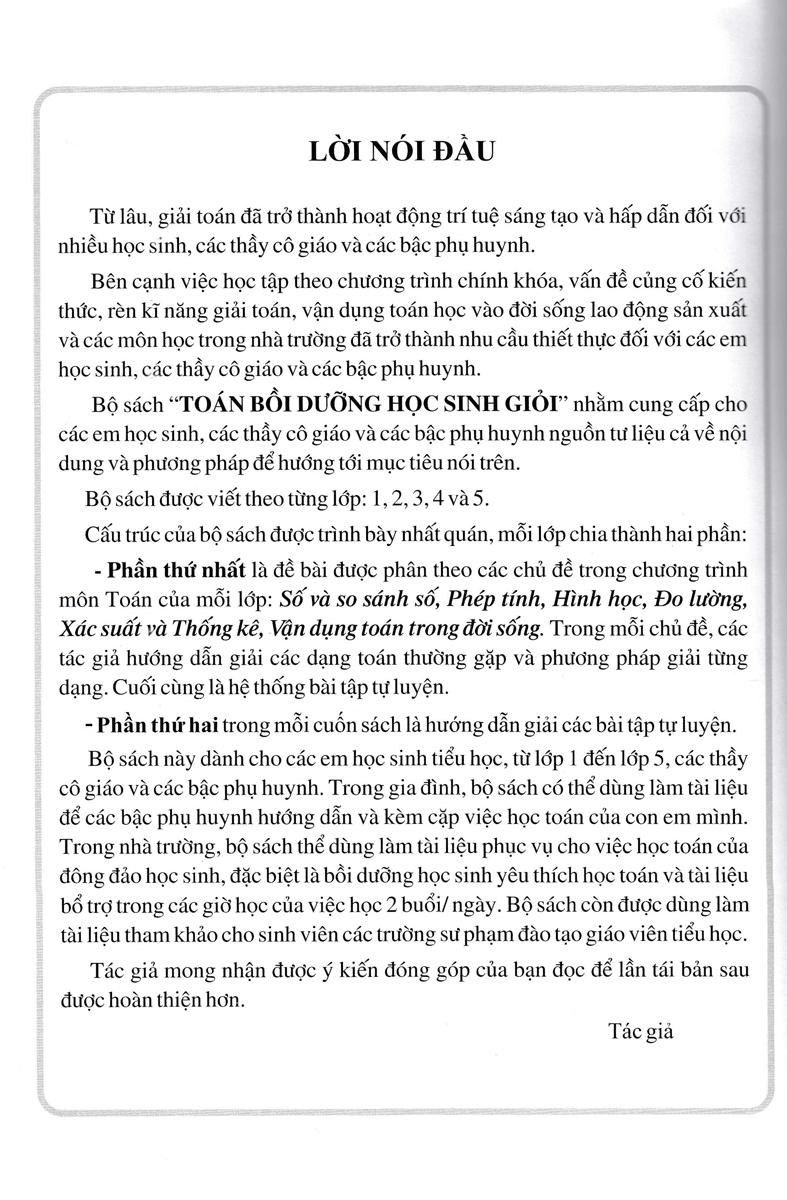 Sách - Toán Bồi Dưỡng Học Sinh Giỏi 2