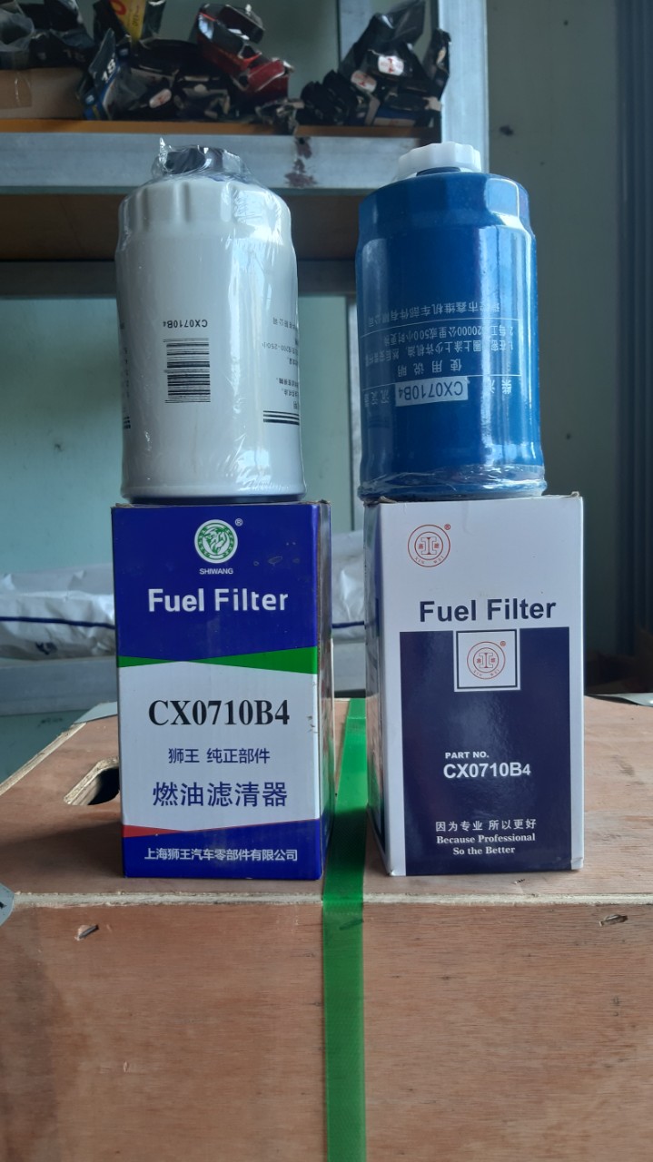 Lọc nhiên liệu xe tải Thaco foton, forland, cửu long, chiến thắng 2.4-3.5 tấn, lọc dầu CX0710B4