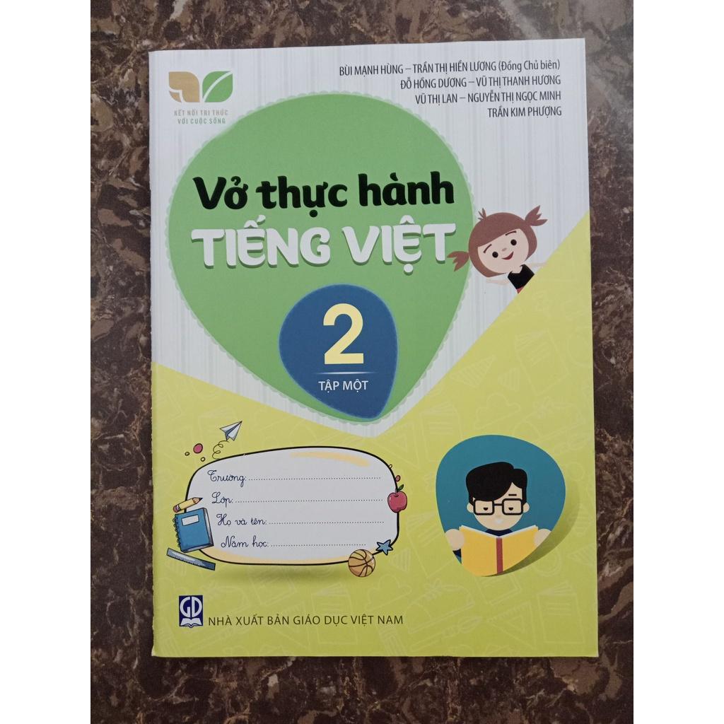 Sách - Combo Vở thực hành Tiếng Việt 2 (Tập 1 + Tập 2) - Kết nối tri thức với cuộc sống