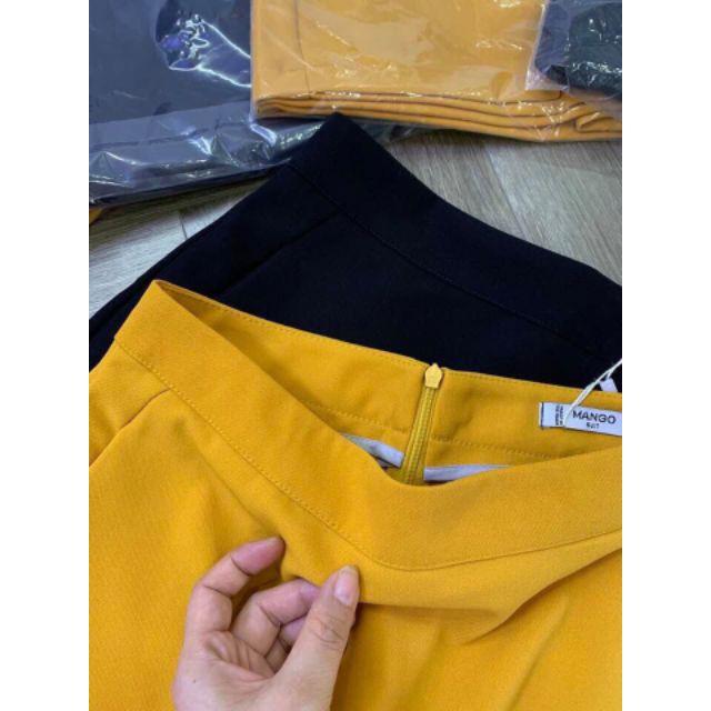 Quần đùi nữ quần short nữ giả váy chứ A cạp cao chất vải Tuyết Mưa xưởng may giá sỉ