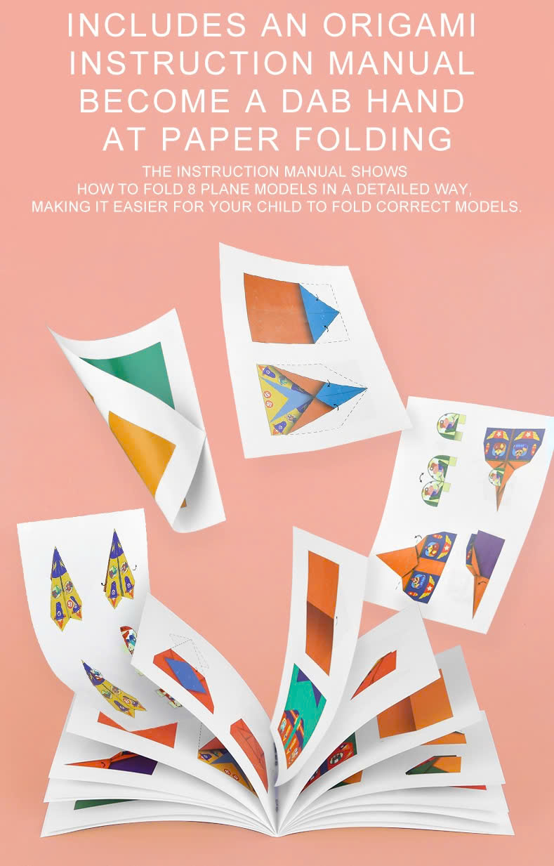 Đồ Chơi Gấp Giấy Thủ Công Mideer Origami Paper Planes – Máy Bay