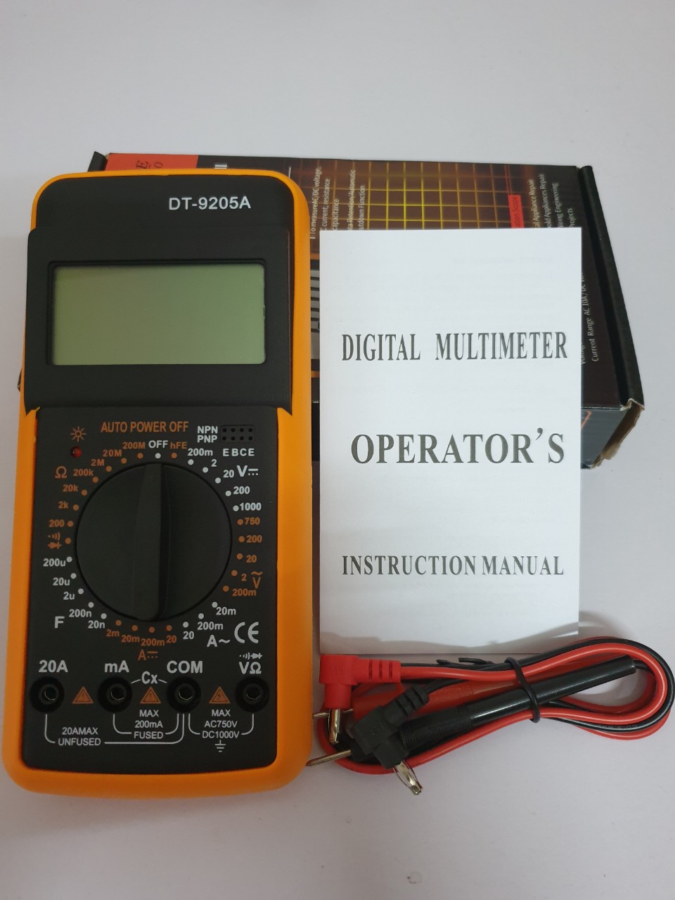 ĐỒNG HỒ ĐO ĐIỆN VẠN NĂNG DT-9205A